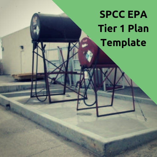 EPA SPCC Tier 1 Plan Template - Kevin Ian Schmidt